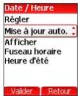 SAGEM myV-65 - Réglages - 2