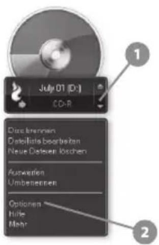 Roxio Creator - Deaktivieren von Roxio Burn - 1