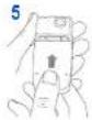 SAGEM myC5-2v - Installation de la carte SIM et de la batterie - 5