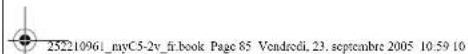 SAGEM myC5-2v - ACTIONS - 11