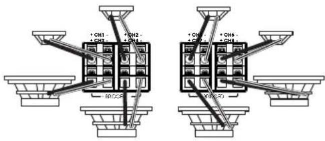 INFINITY Marine M6008A - WIRING FOR OUTPUT - 1