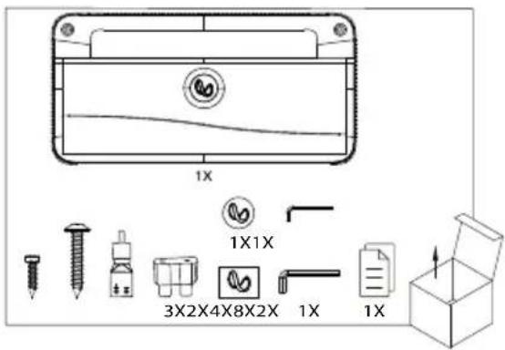 INFINITY Marine M6008A - CONTENIDO DE LA CAJA - 1