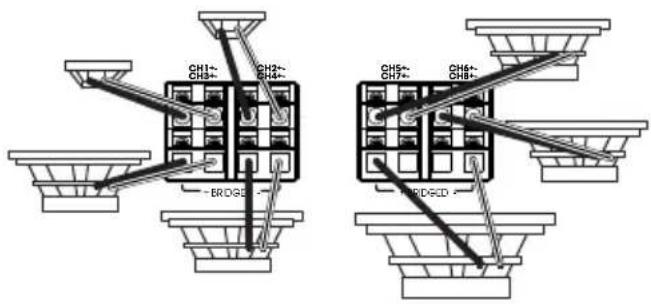 INFINITY Marine M6008A - WIRING FOR OUTPUT - 2