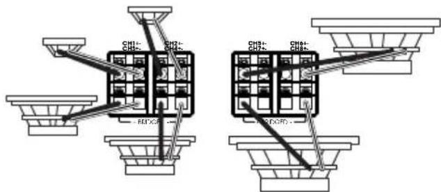 INFINITY Marine M6008A - BEDRADING VOOR UITVOER - 3