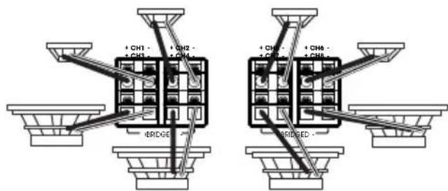 INFINITY Marine M6008A - CABLAGGIO PER L'USCITA - 1