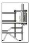 WHIRLPOOL WFE 2B19 X UK N - FOLDABLE FLAPS WITH ADJUSTABLE POSITION - 1
