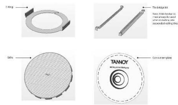 TANNOY CMS 801 PI 8 OHM BACKCAN - Accessories - 1