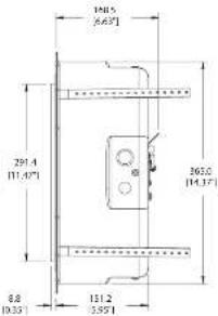 TANNOY CMS 801 PI 8 OHM BACKCAN - Wiring And Setting Up: CMS 801 sub BM Dimensions: - 11