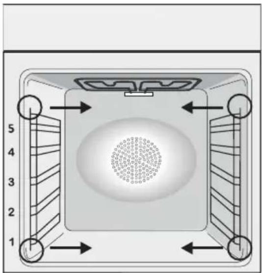 CANDY PCI25XCI642C/E - REMOVAL AND CLEANING OF THE SIDE RACKS - 1
