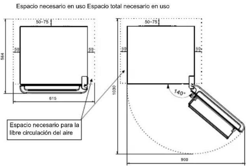 HISENSE RR220D4BRE - Ventilación del aparato - 1