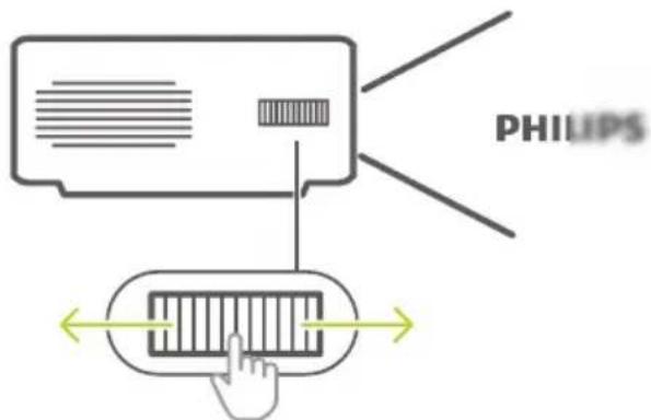 PHILIPS PicoPix Micro+ - Réglage de la nettété de l'image - 1