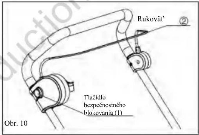 MURRAY EC320 - ZASTAVENIE kosačky: - 1