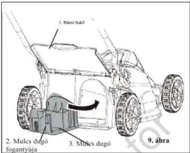 MURRAY EC320 - A mulcs dugó beszerelése és eltávolítása - 1