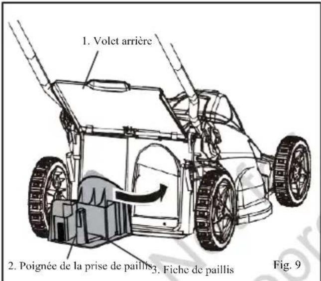 MURRAY EC320 - Installation et désinstallation du bouchon de paillis - 1