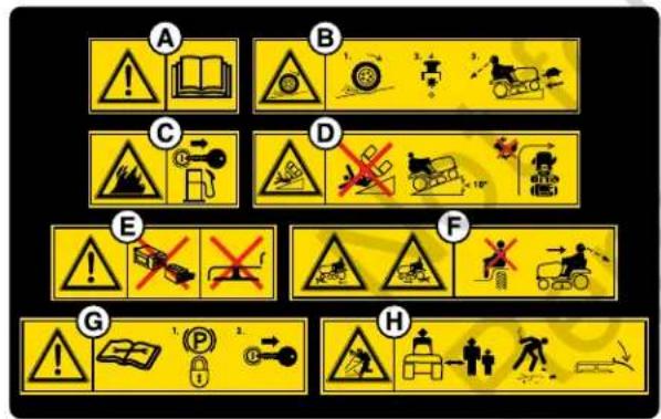 MURRAY MSD110 - Veiligheidsstickers - 1