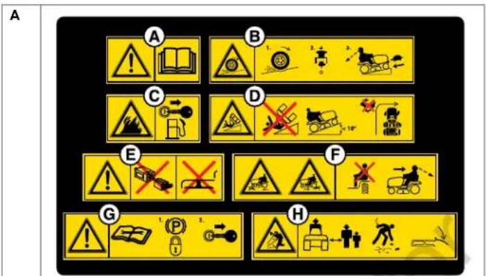MURRAY MSD210 - Safety Decals - 1
