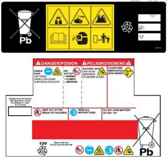MURRAY MRD210 - Veiligheidsstickers - 2