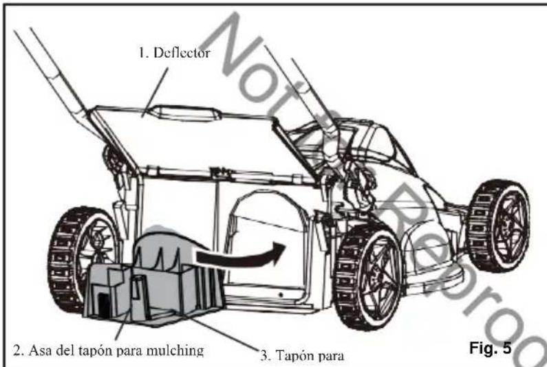 MURRAY IQ18WM37 - Instalación y extracción del tapón para mulching - 1