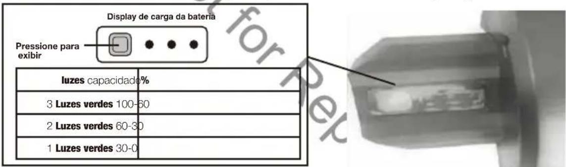 MURRAY IQ18WM37 - Verificando a capacidade da bateria: - 1