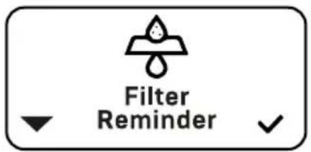 Profitec DRIVE - Filter Reminder (Rappel de filtre) - 2