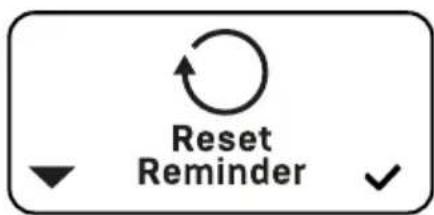 Profitec DRIVE - Reset Reminder (Rappel de réinitialisation) - 2