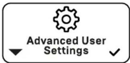 Profitec DRIVE - Advanced menu (user) settings - 2