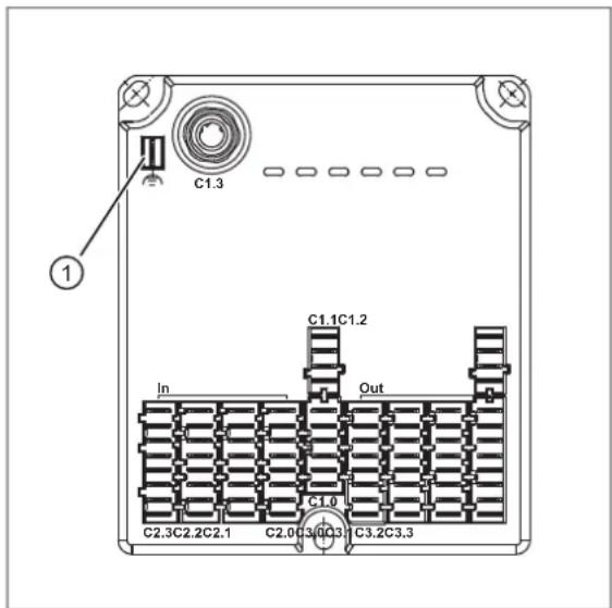 IFM CR413S - Borne Shield/terre fonctionnelle - 1
