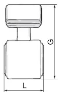 IFM SMF320 - Dimensions de l'appareil - 1