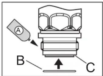 IFM E33253 - Monter le capteur avec l'adaptation Aseptoflex Vario - 4