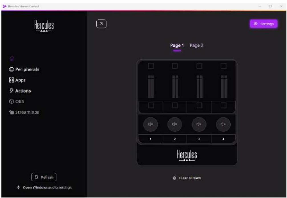 HERCULES STREAM 100 - 下载 Hercules Stream Control - 1