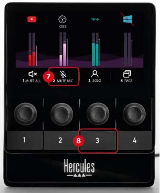 HERCULES STREAM 100 - Toimintojen hallinta - 1