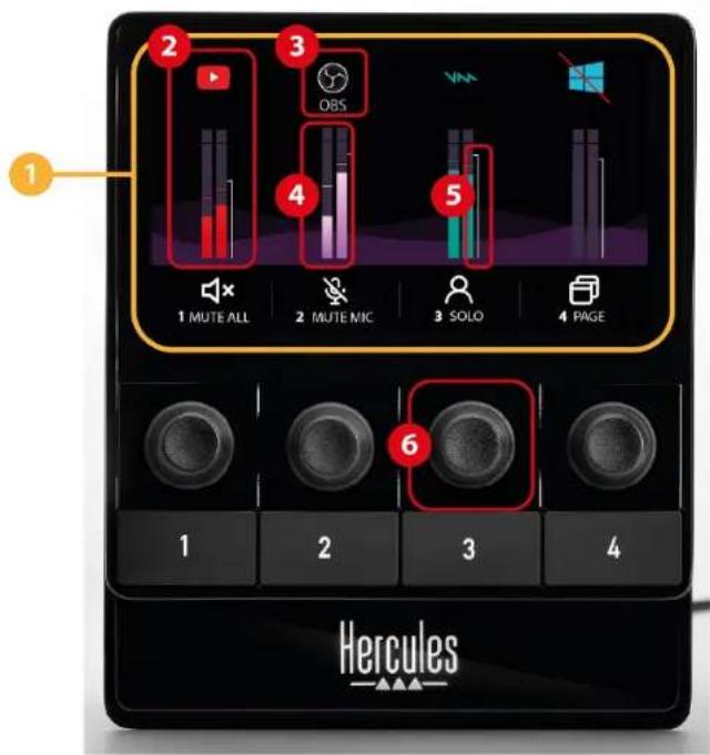 HERCULES STREAM 100 - 트랙 제어 - 1