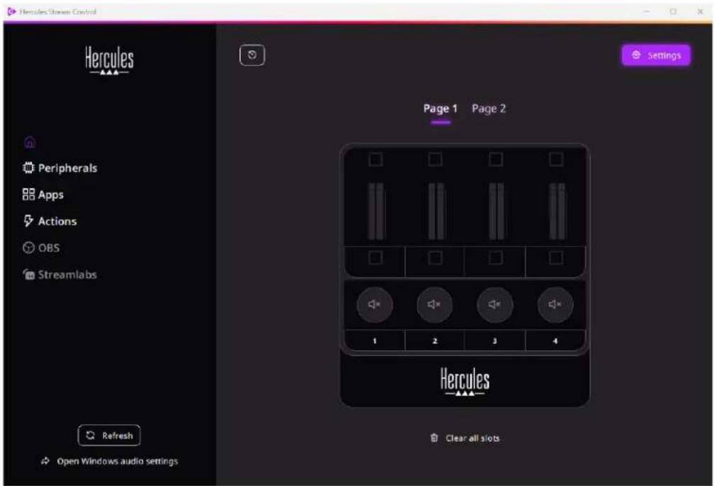HERCULES STREAM 100 - 下載 Hercules Stream Control - 1
