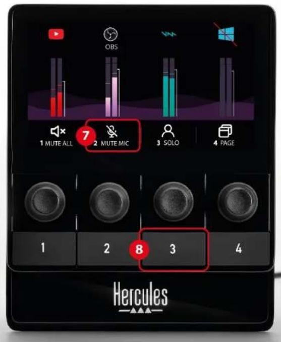 HERCULES STREAM 100 - Ovládání akcí - 1