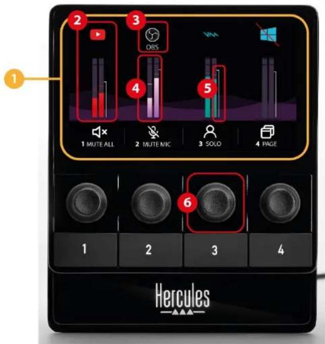 HERCULES STREAM 100 - Control de las pistas - 1