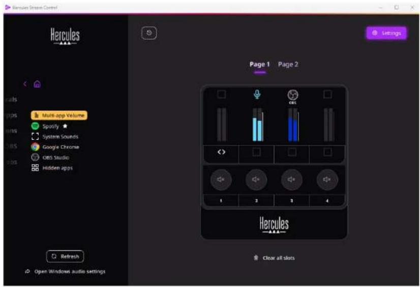 HERCULES STREAM 100 - Funções específicas: - 1