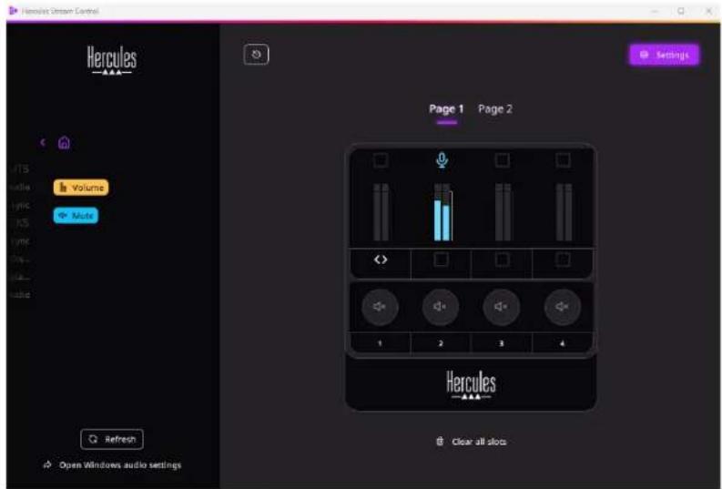 HERCULES STREAM 100 - Funções principais - 2