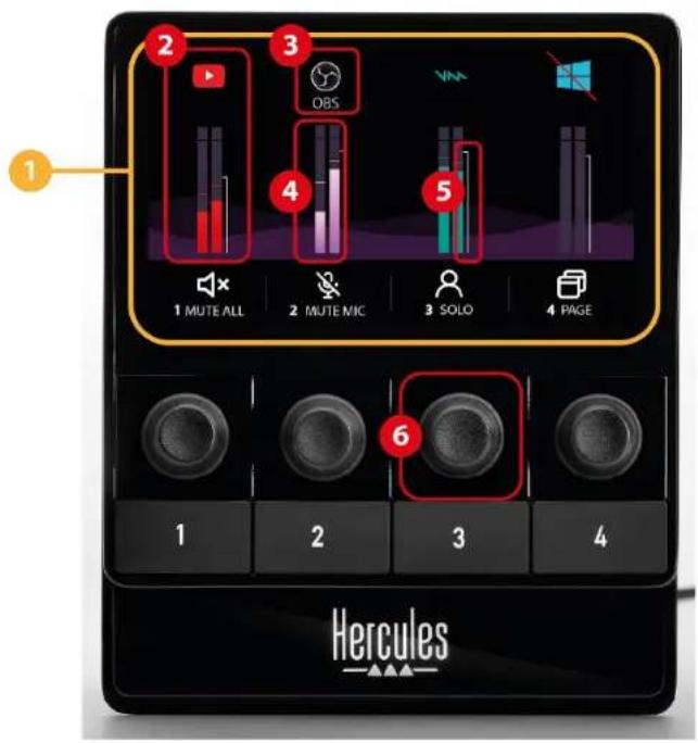 HERCULES STREAM 100 - トラックを制御する - 1