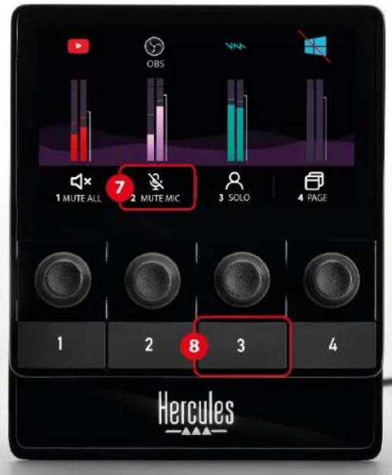 HERCULES STREAM 100 - Controlar ações - 1