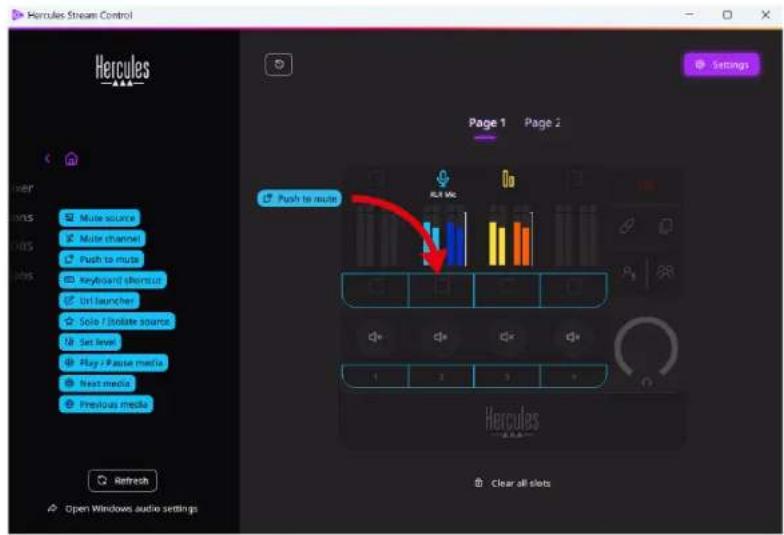 HERCULES STREAM 200 XLR - Actions - 2