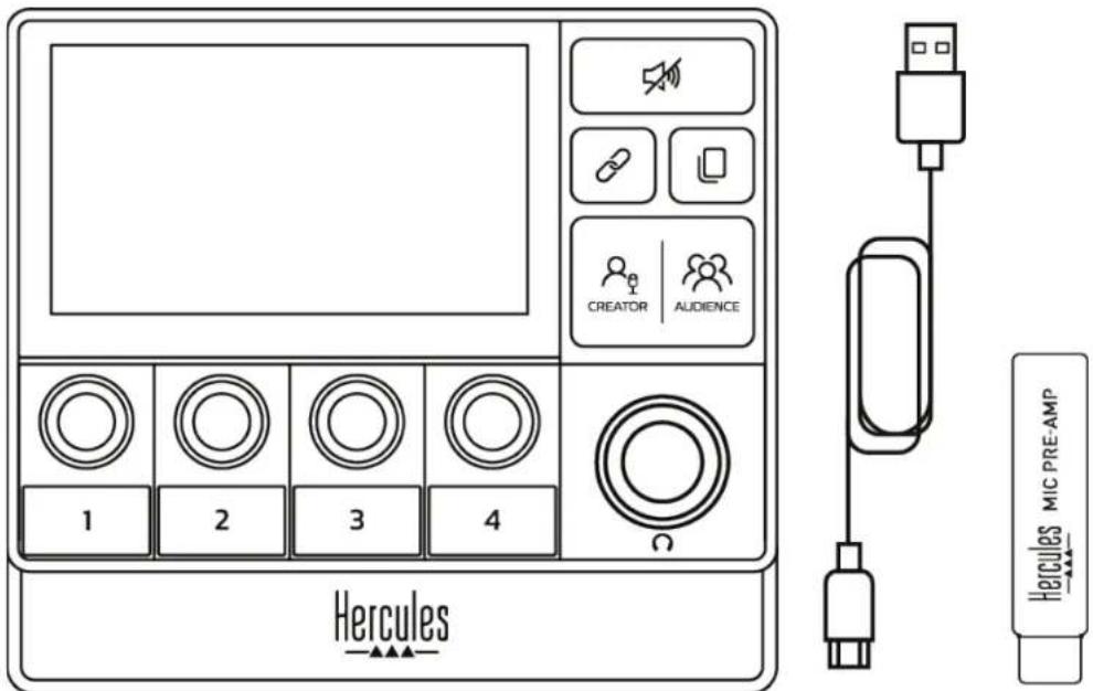 HERCULES STREAM 200 XLR - Doboz tartalma - 1