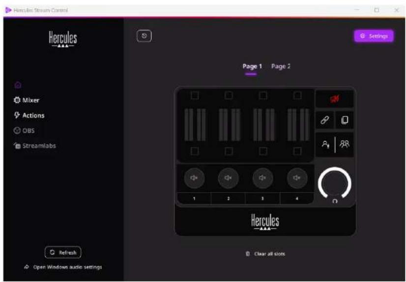 HERCULES STREAM 200 XLR - 下载 Hercules Stream Control - 1