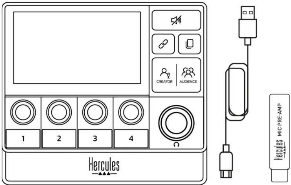 HERCULES STREAM 200 XLR - パッケージ内容 - 1