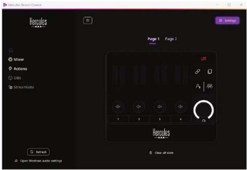 HERCULES STREAM 200 XLR - A Hercules Stream Control letöltése - 1