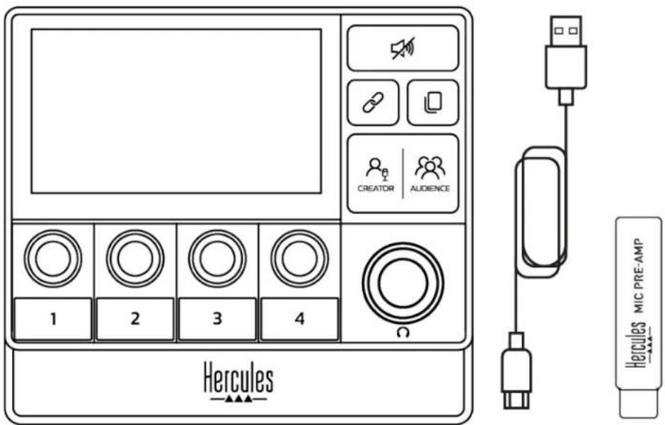 HERCULES STREAM 200 XLR - 박스 내용물 - 1