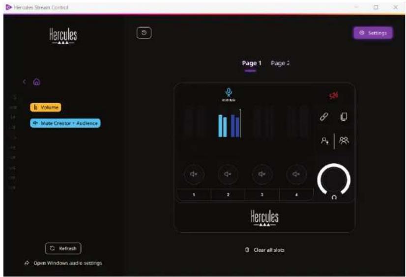 HERCULES STREAM 200 XLR - - PLAYBACKS (播放): - 1