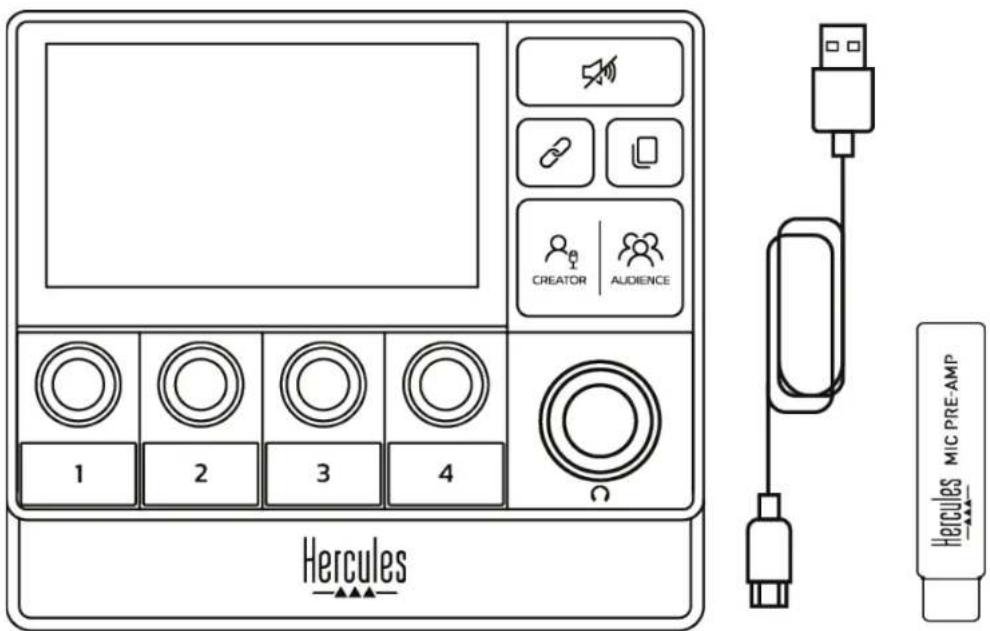 HERCULES STREAM 200 XLR - 包裝清單 - 1
