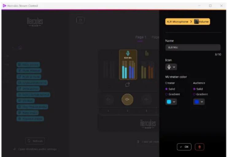 HERCULES STREAM 200 XLR - Personalização - 1