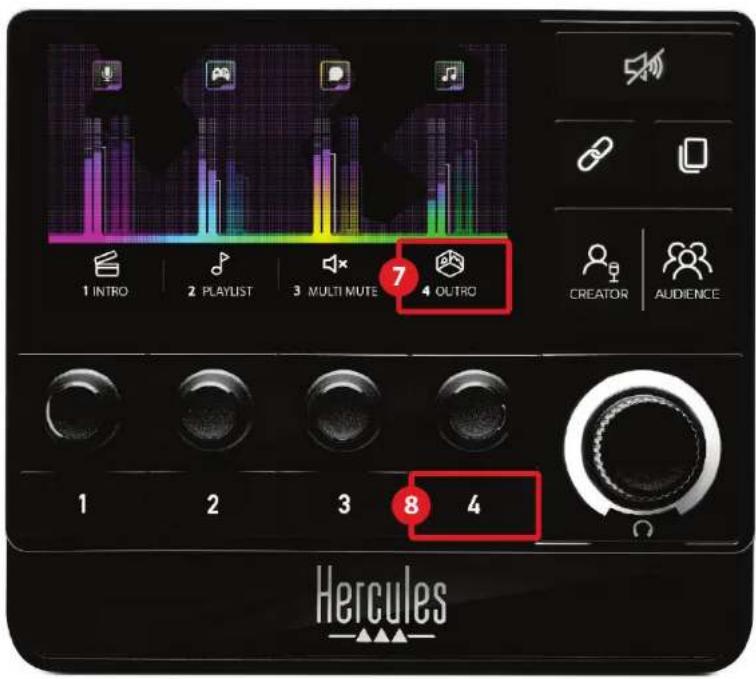 HERCULES STREAM 200 XLR - Vezérlőműveletek - 1