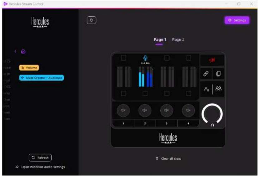 HERCULES STREAM 200 XLR - ○ (Oluşturucu + İzleyici - 1